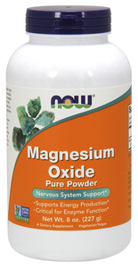 NOW Foods Magnesium Oxide Powder Pure Magnesium Powder for Healthy Muscles and Nervous System 227g