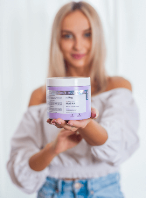 So! Flow Luxe Revitalizing Mask for Colored Hair with Plum & Blackberry Essence - 400ml