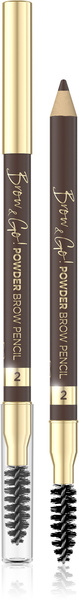 Brow&Go Powder Precision Powder Eyebrow Pencil No. 2 Medium Brown 1 Piece