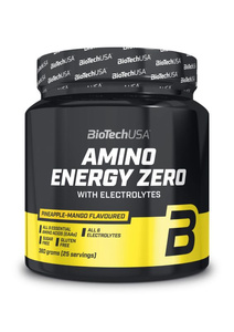 BioTechUSA Amino Energy Zero with Electrolytes Aminokwasy z Kofeiną Na Energię i Nawodnienie 360g