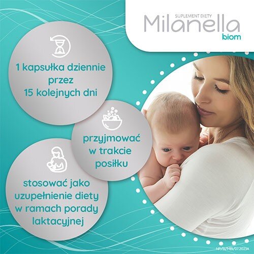 Milanella Biom for Use During Lactation 15 Capsules