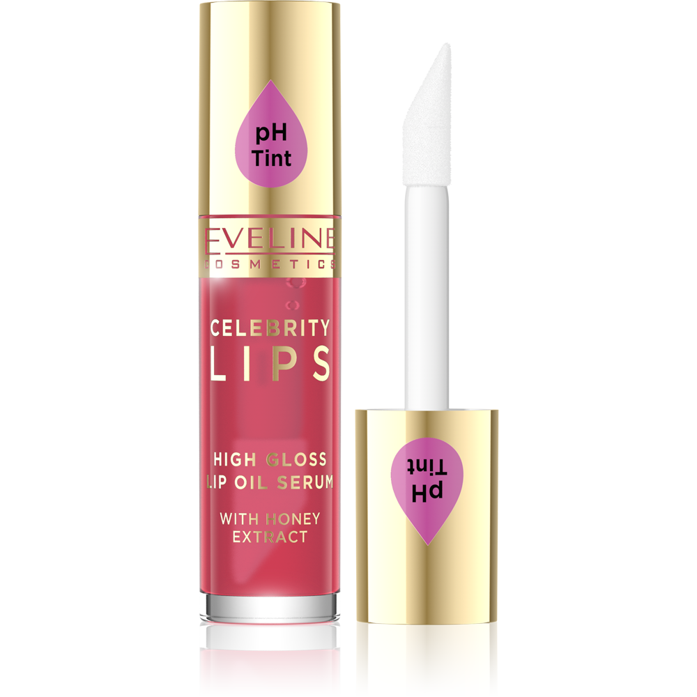 Eveline Celebrity Lips Tinted Oil Therapy Olejek Serum do Ust Nr 04 Red Honey Extract 5ml