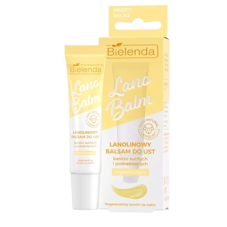 Bielenda Lano Balm Lanolinowy Regenerujący Balsam do Ust 10g