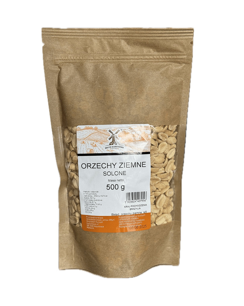 Młyn Kopytowa Salted Peanuts 500g