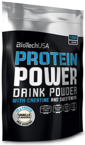 BioTechUSA Protein Power Chocolate Protein Powder with Creatine 1000g