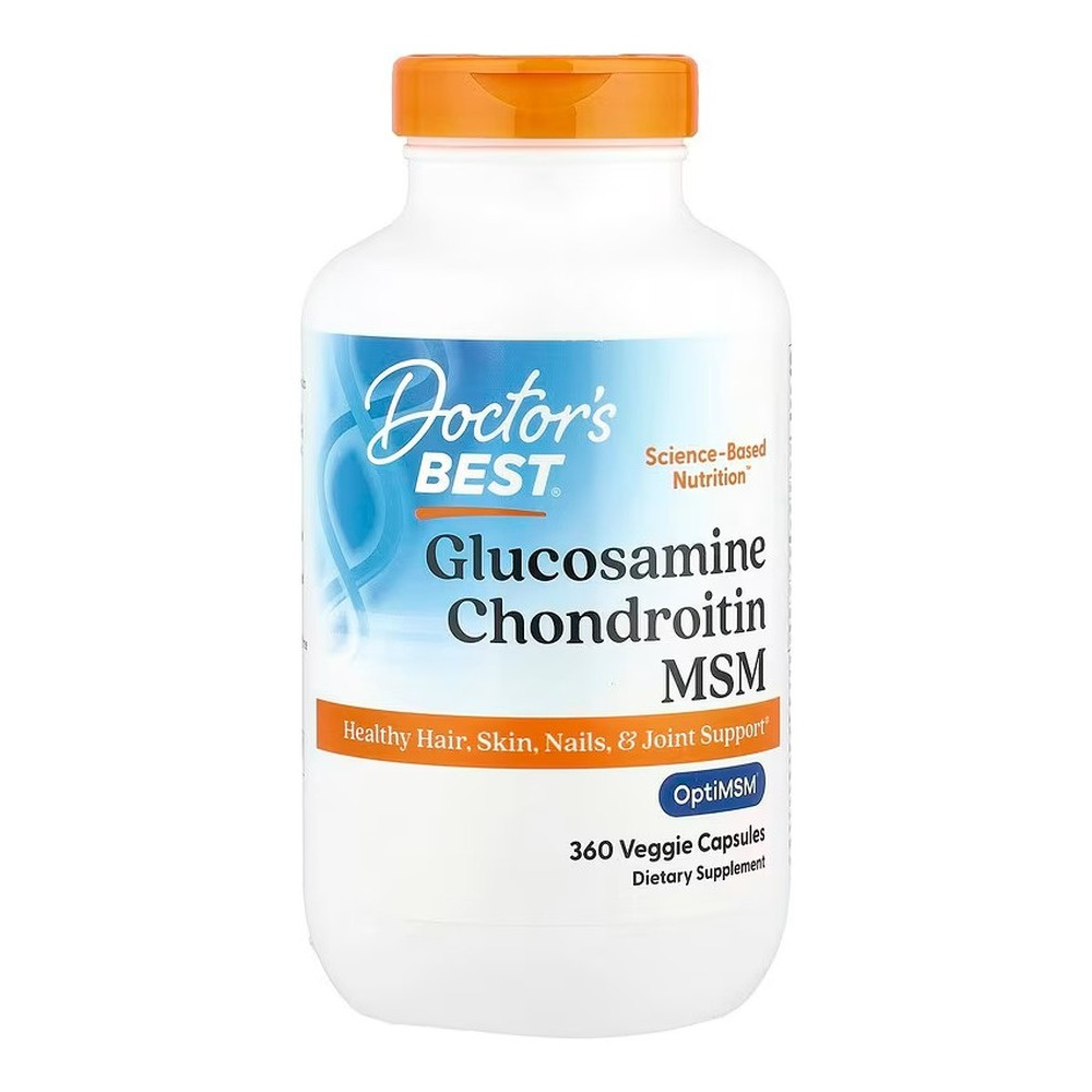 Doctor's Best Glucosamine Chondroitin MSM with OptiMSM Capsules 360 caps