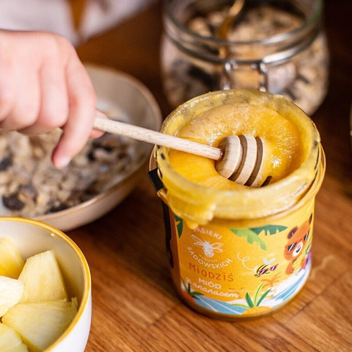Pasieki Sadowskich Miodziś Honey with Pineapple for Children 430g Best Before 08.02.26
