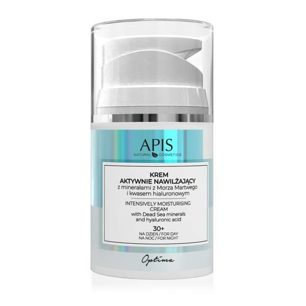 Apis Optima Actively Moisturizing Cream with Dead Sea Minerals and Hyaluronic Acid 30+ for All Skin Types 50ml