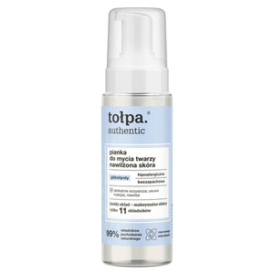 Tolpa Authentic Łagodna Pianka do Mycia Twarzy do Skóry Normalnej i Nawilżonej 150ml