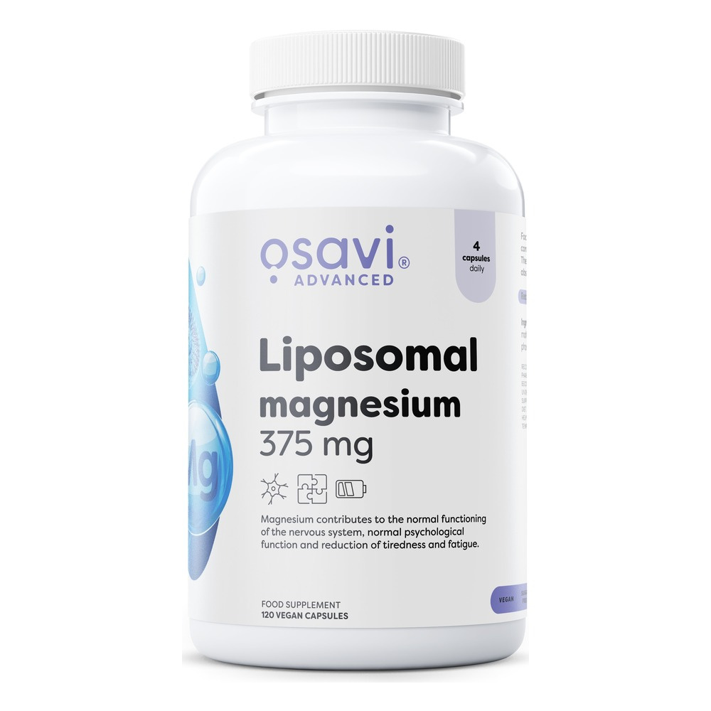 Osavi Liposomal Magnesium 375mg 120 Vegan Capsules
