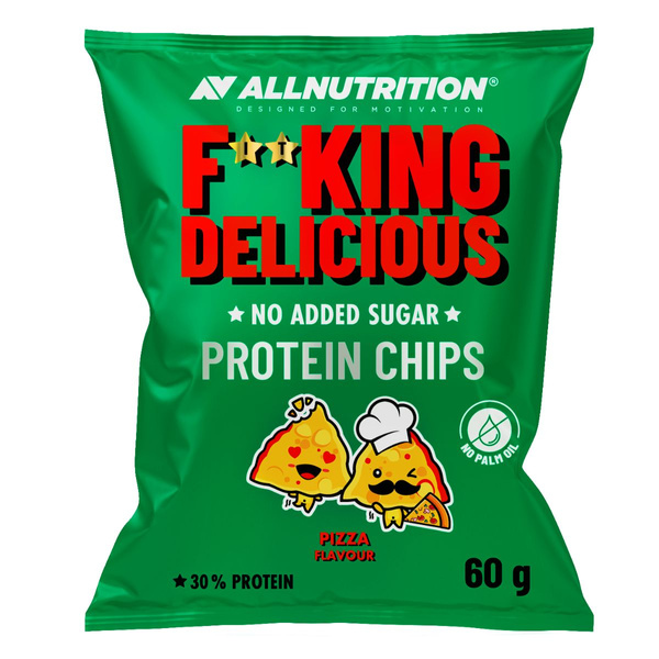 Allnutrition Fitking Delicious Protein Chips Pizza Flavour 60g