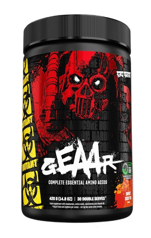 Mutant GEAAR EAA Amino Acids for Muscle Growth and Recovery Sweet Iced Tea 420g