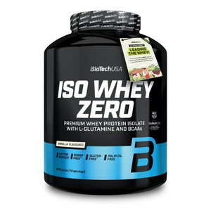 BioTechUSA Iso Whey Zero Vanilla Flavoured Whey Protein Isolate 1816g