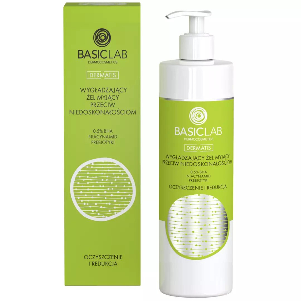 BasicLab Luxury BHA Cleansing Gel for Body Acne & Keratosis Pilaris - 300ml