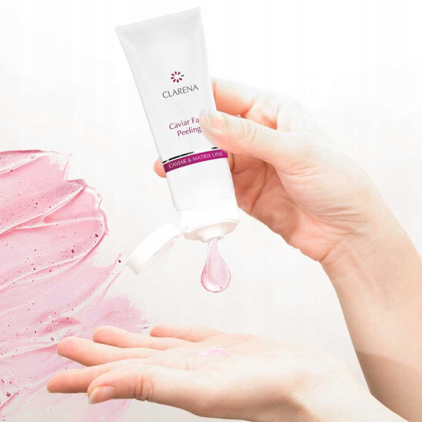 Clarena Caviar & Matrix Line Professional Anti-Aging Face Peeling with Caviar Extract for All Skin Types 100ml