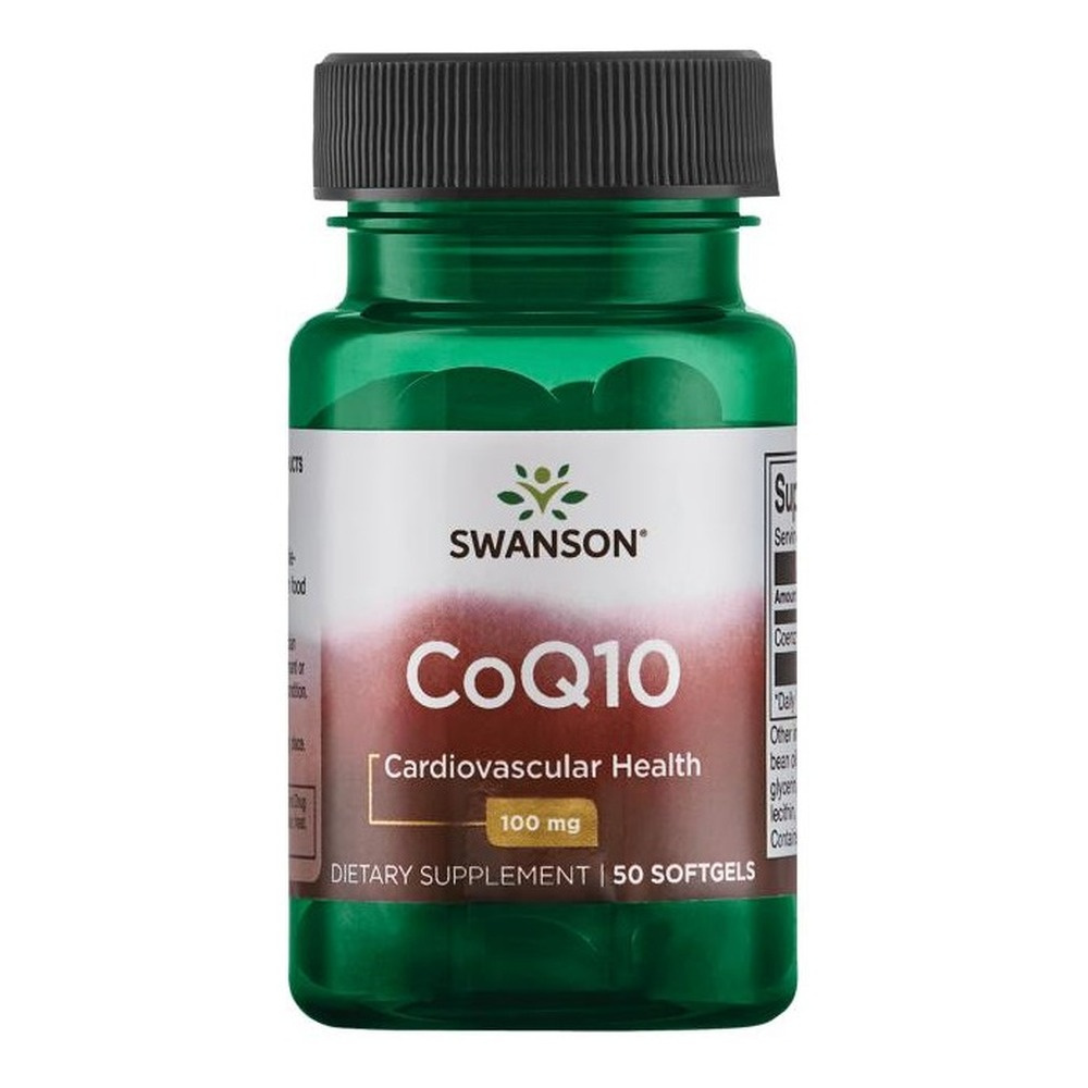 Swanson CoQ10 100mg Koenzym Q10 50 Kapsułek