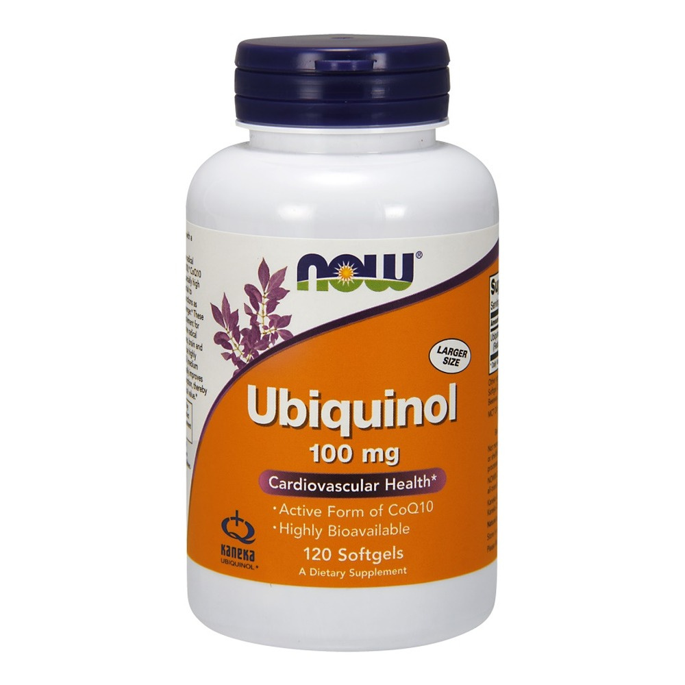 Now Foods Ubiquinol 100mg Koenzym Q10 Dodaje Energii i Wspiera Serce 120 Kapsułek