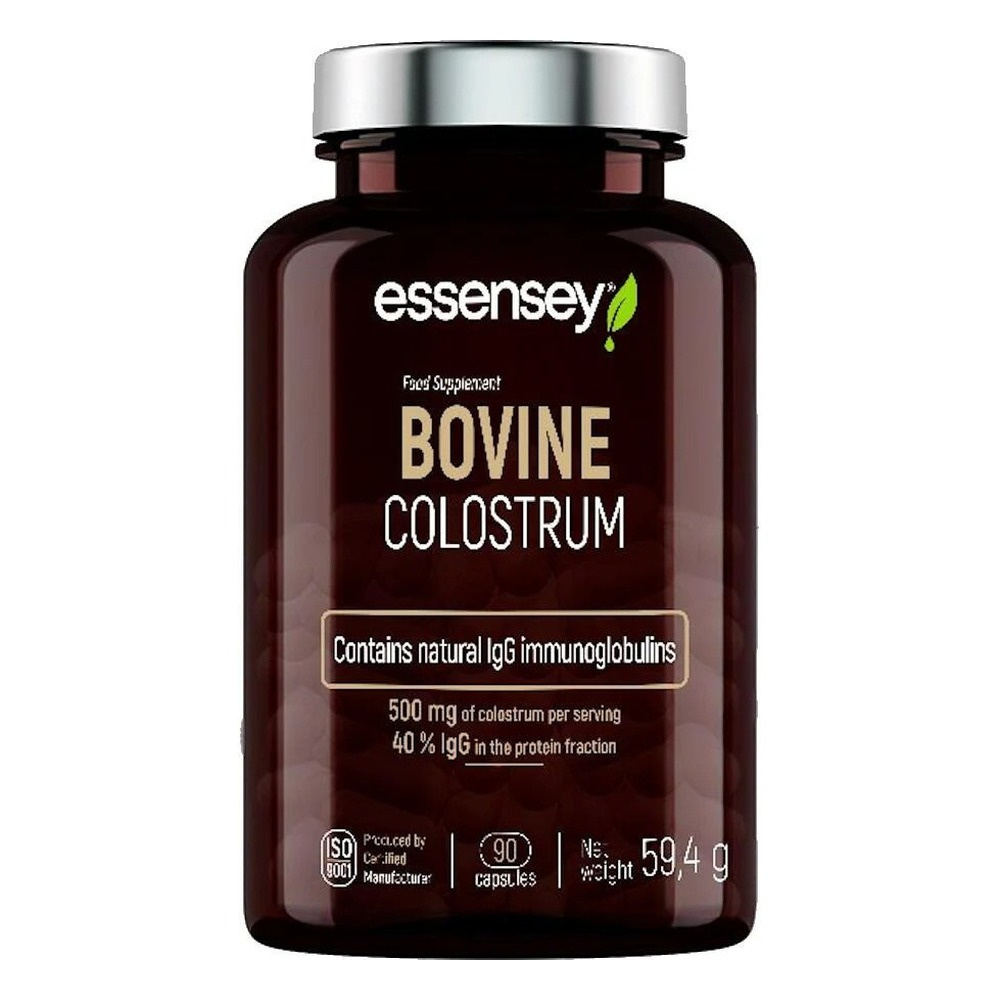 Essensey Bovine Colostrum siara bydlęca 500mg z witaminą B6 90 kapsułek