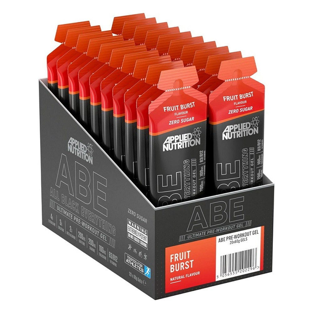 Applied Nutrition ABE All Black Everything Gel, Fruit Burst 20 x 60g