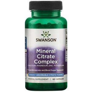 Swanson Mineral Citrate Complex 60 Capsules
