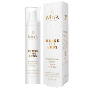 Miya Bless the Less Moisturising and Smoothing Cream SPF50 50ml