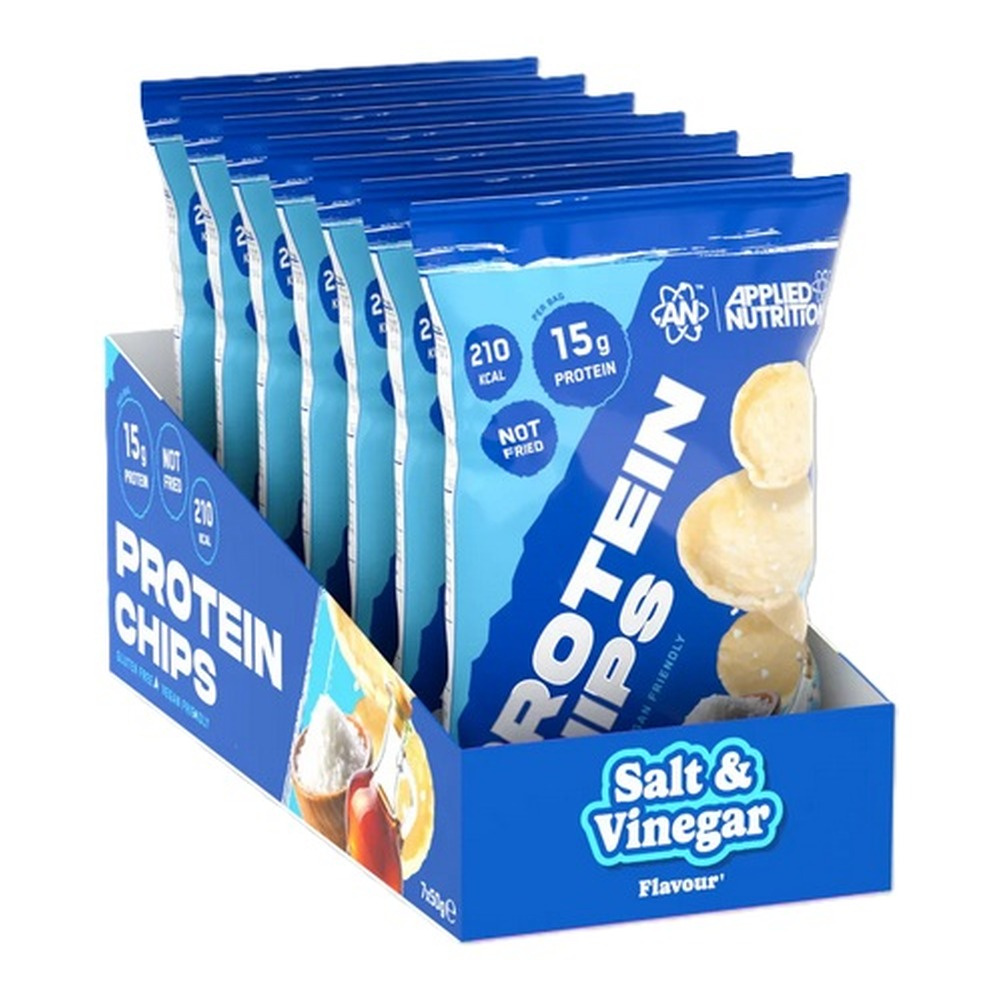 Applied Nutrition Chipsy proteinowe, Sól i ocet 7 x 50g