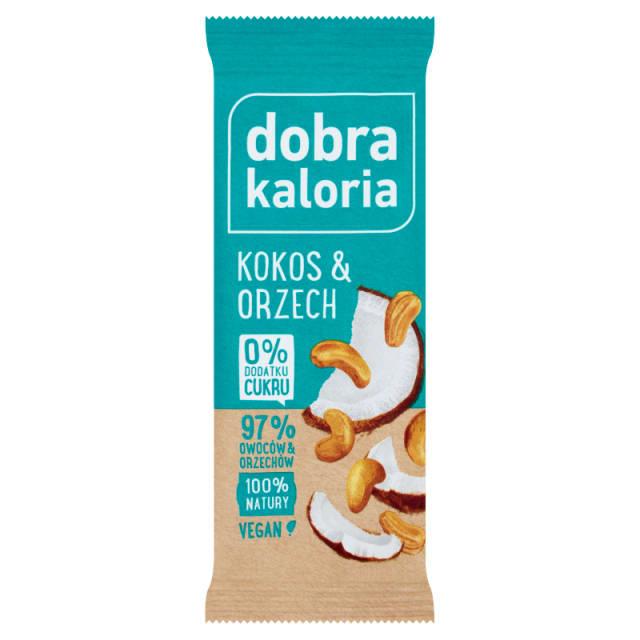 Dobra Kaloria Baton Owocowy Kokos i Orzech 35g