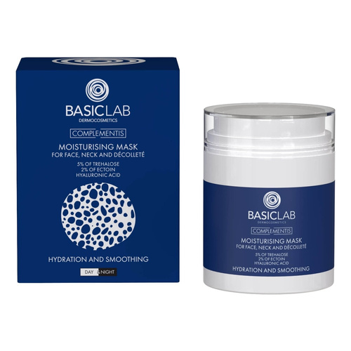 BasicLab Dermocosmetics Complementis Moisturising Mask For Face Neck And Dcollet 50ml