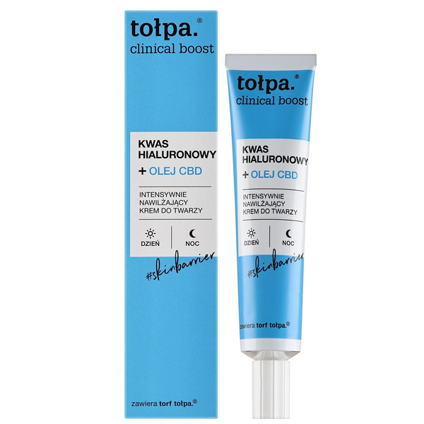 Tolpa Clinical Boost Intensively Moisturizing Face Cream with Hyaluronic Acid 40ml