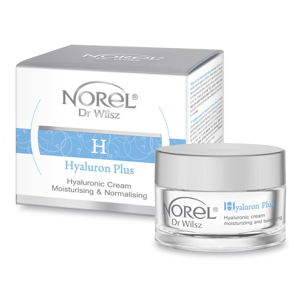 Norel Hyaluron Plus Hialuronowy Krem Nawilżająco-Normalizujący dla Cery Tłustej i Mieszanej 50ml