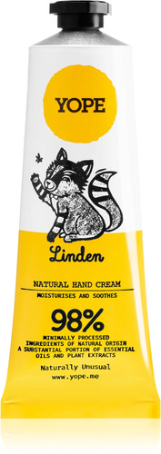 Yope Natural Moisturizing Soothing Hand Cream with Linden Extract 50ml