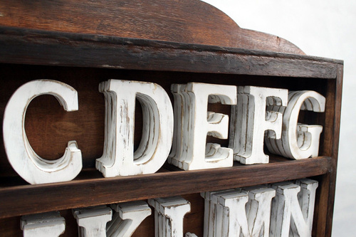 Shabby Chic Letters Starter Pack