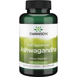 Swanson Ashwagandha 450mg 100 Capsules