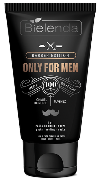 Bielenda Only for Men Barber Edition Pasta do Mycia Twarzy 3w1 150g