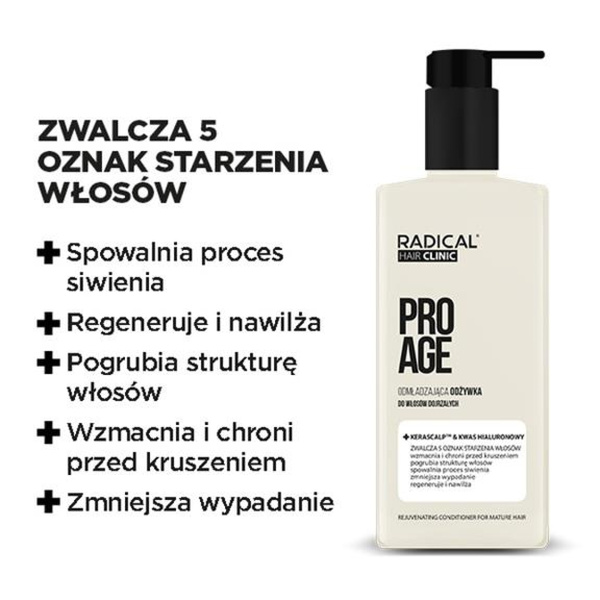Farmona Radical Hair Clinic Pro Age Odmładzająca Wcierka dla Włosów Dojrzałych 100ml