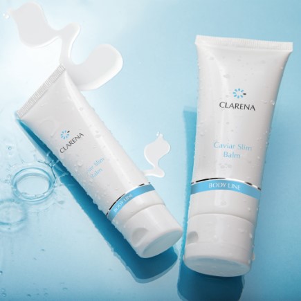 Clarena Body Line Kawiorowy Balsam do Ciała Wyszczuplający z Kofeiną i Ekstraktem z Algi, 200 ml