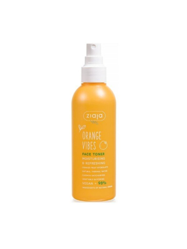 Ziaja Orange Vibes Moisturizing and Refreshing Facial Tonic 190ml Best Before 28.02.26