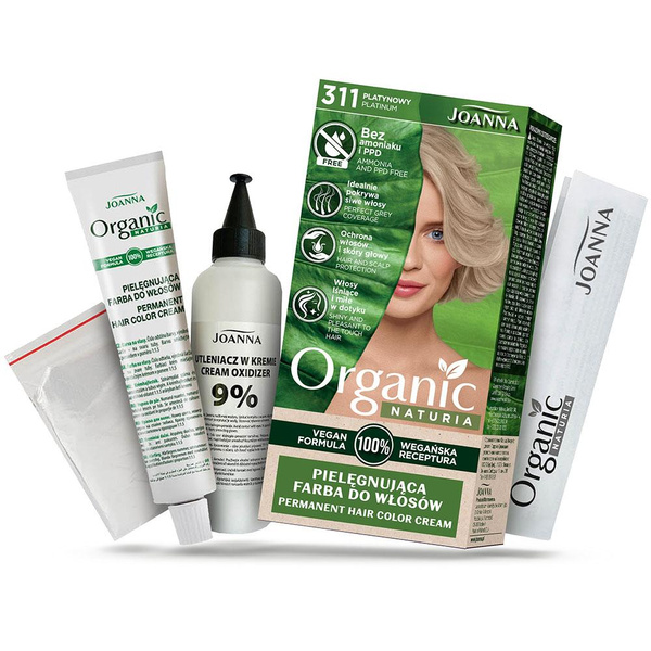Joanna Organic Vegan Farba Nr 311 Platynowy 1 Sztuka