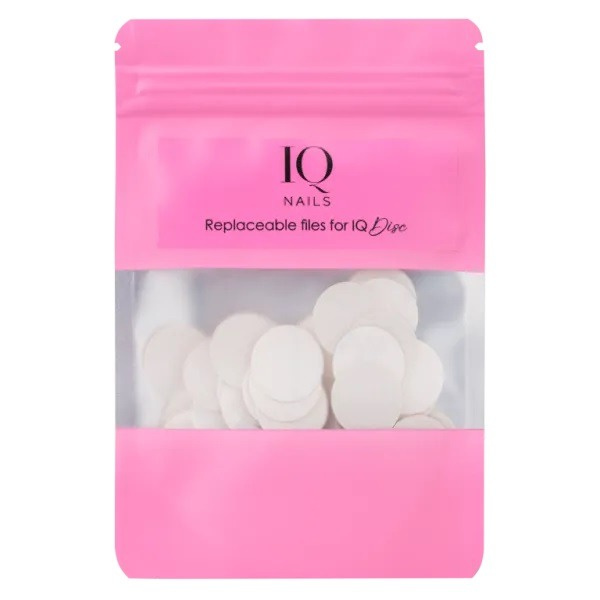 IQ Nails Replaceable 25 mm Abrasive Discs Grit 100 for Pedicure 50pcs