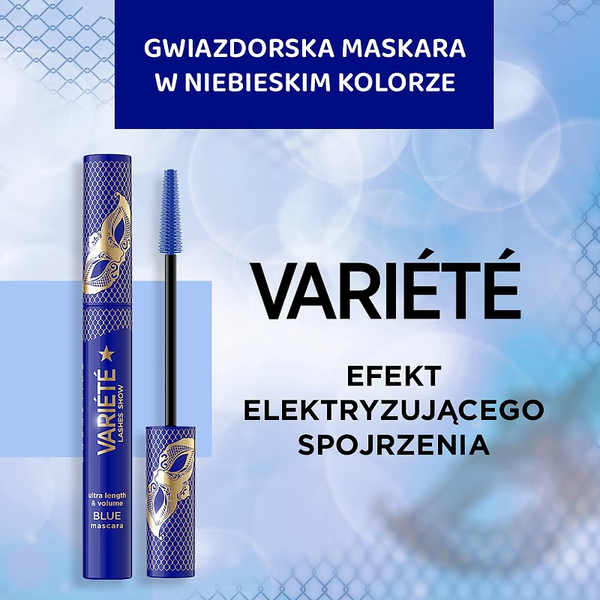 Eveline Variete Lengthening and Thickening Mascara Blue 9ml