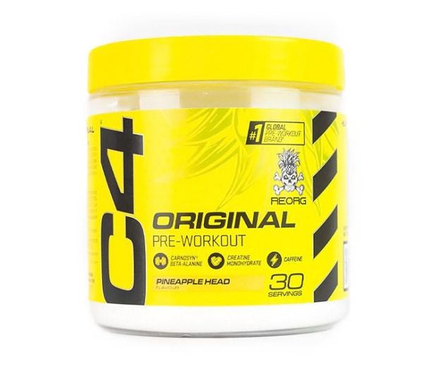 Cellucor C4 Original Pineapple Head Pre-Workout Powder For Energy and Focus 198g