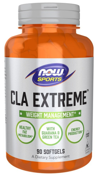 NOW Foods CLA Extreme For Healthy Fat Metabolism and Energy Production 90 Softgels