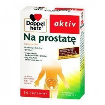 Doppelherz Aktiv Suplement Diety Na Prostatę Forte z Pestkami Dyni i Pokrzywą 30 Kapsułek