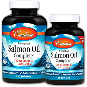 Norwegian Salmon Oil Complete - 120 + 60 softgels