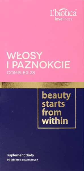 L'biotica Complex 28 Włosy & Paznokcie Tabletki Powlekane 30 tabl.