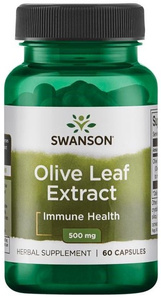 Swanson Olive Leaf Extract 500mg 60 Kapsułek