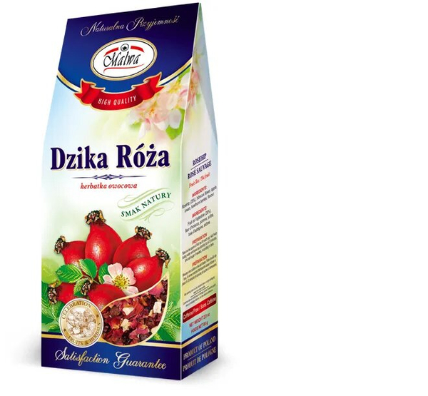 Malwa Naturalna Herbata Owocowa z Dziką Różą Smak Natury 80g