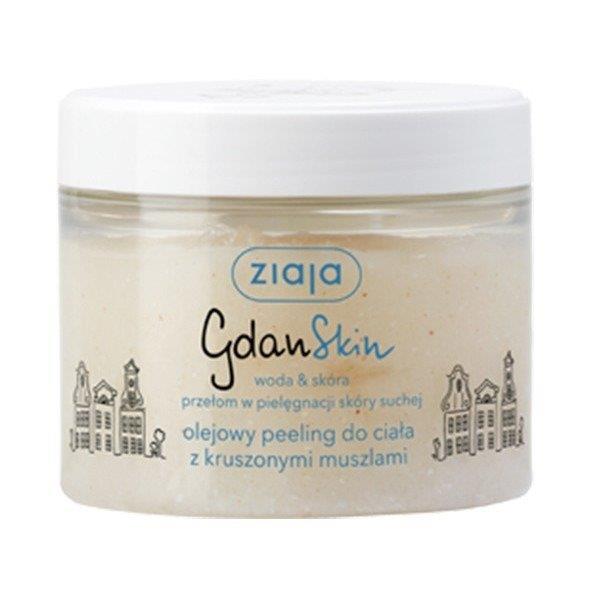 Ziaja GdanSkin Oil Body Scrub with Crushed Shells for Dry and Dehydrated Skin 300ml