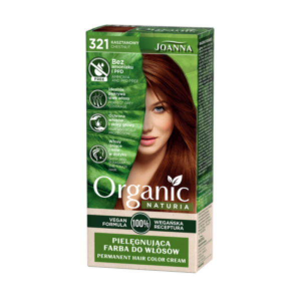 Joanna Naturia Organic Hair Dye No. 321 Chestnut 1 Piece