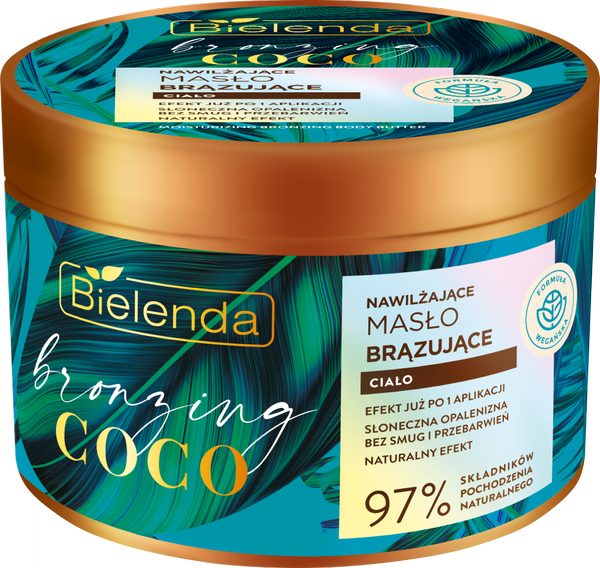 Bielenda Bronzing Coco Nawilżające Brązujące Masło do Ciała 200ml